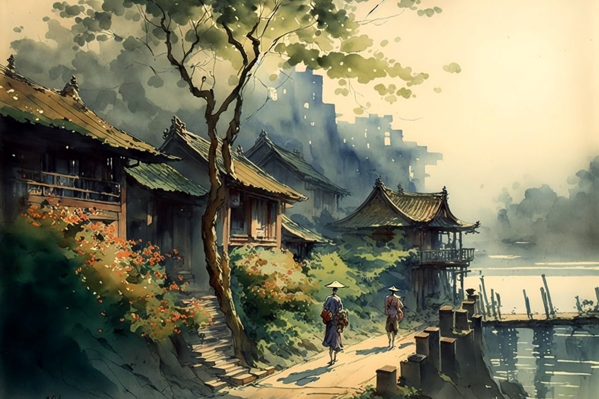 Ancient Chinese village