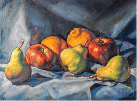 fruit still life painting