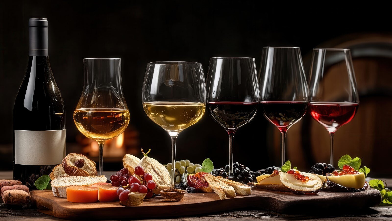 Wine pairing options